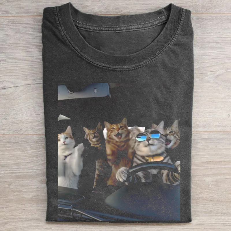 Funny Cat Graphics T-shirt