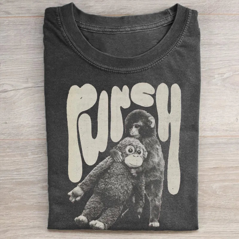 Punch-kun Monkey Meme Tee