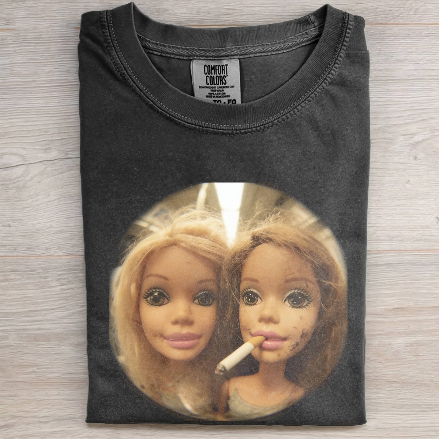 BARBIECORE SMOKING FISH-EYE T-SHIRT