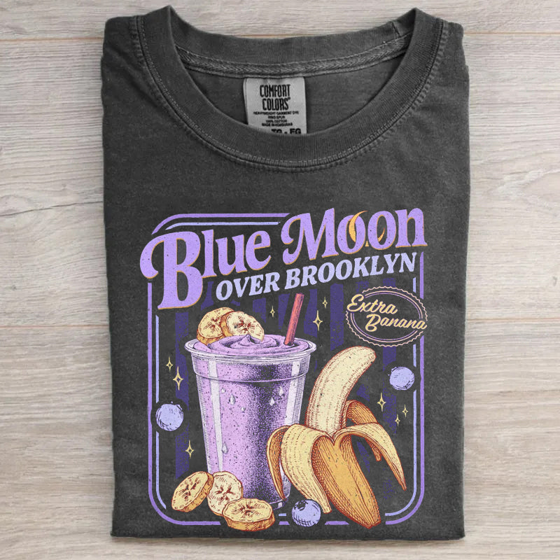 Blue Moon Over Brooklyn Heated Rivalry Extra Banana Smoothie Hockey T-shirt