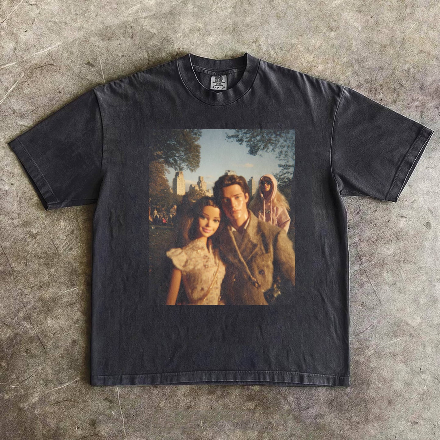 VACATION-THEMED BARBIECORE SHORT-SLEEVED T-SHIRT FOR COUPLES