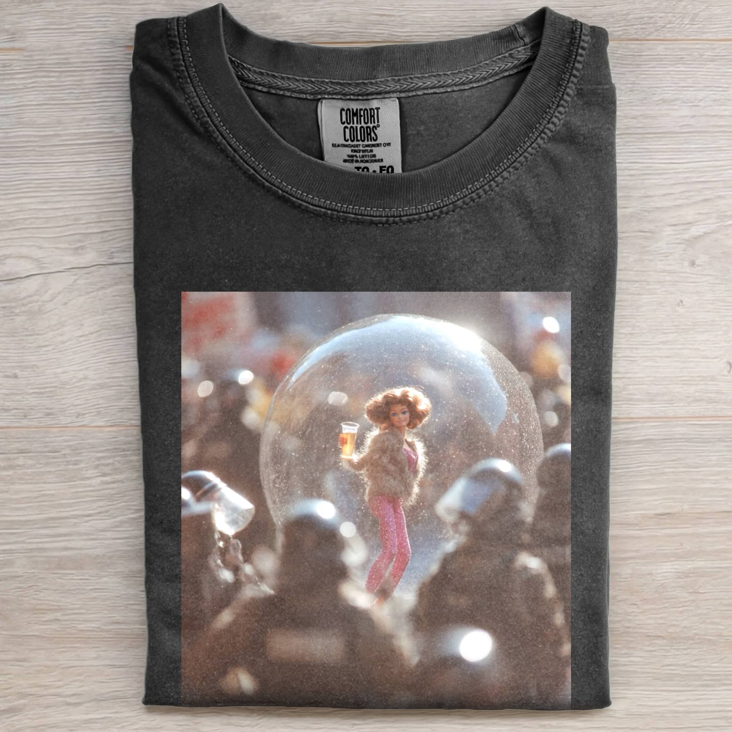 BARBIECORE BUBBLE WAR TEE