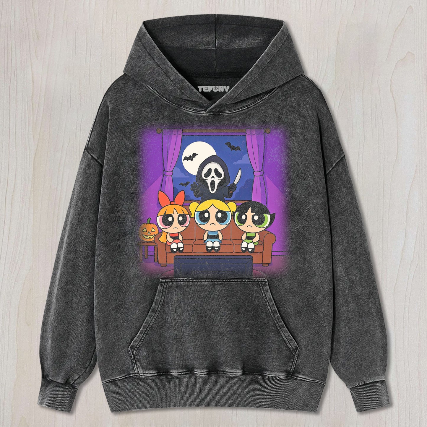 GHOSTFACE COMES TO POWERPUFF GIRLS T-SHIRT