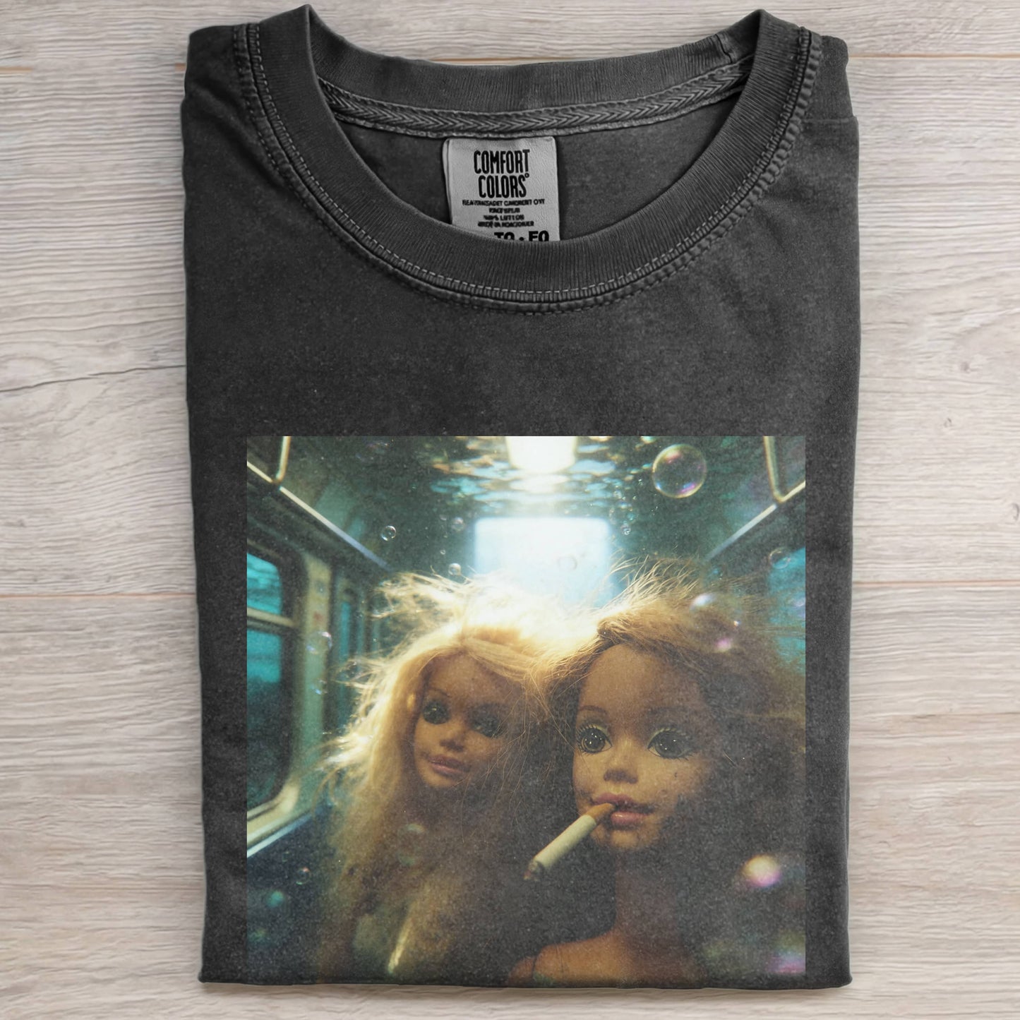 BARBIECORE UNDERWATER SMOKING T-SHIRT
