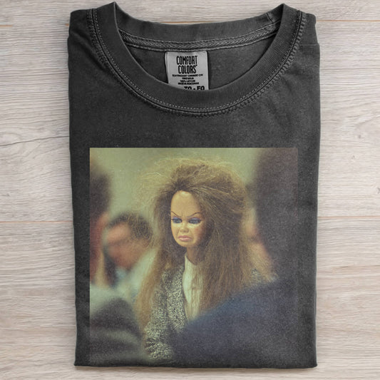 BARBIECORE FRUSTRATED MEETING MESSY T-SHIRT