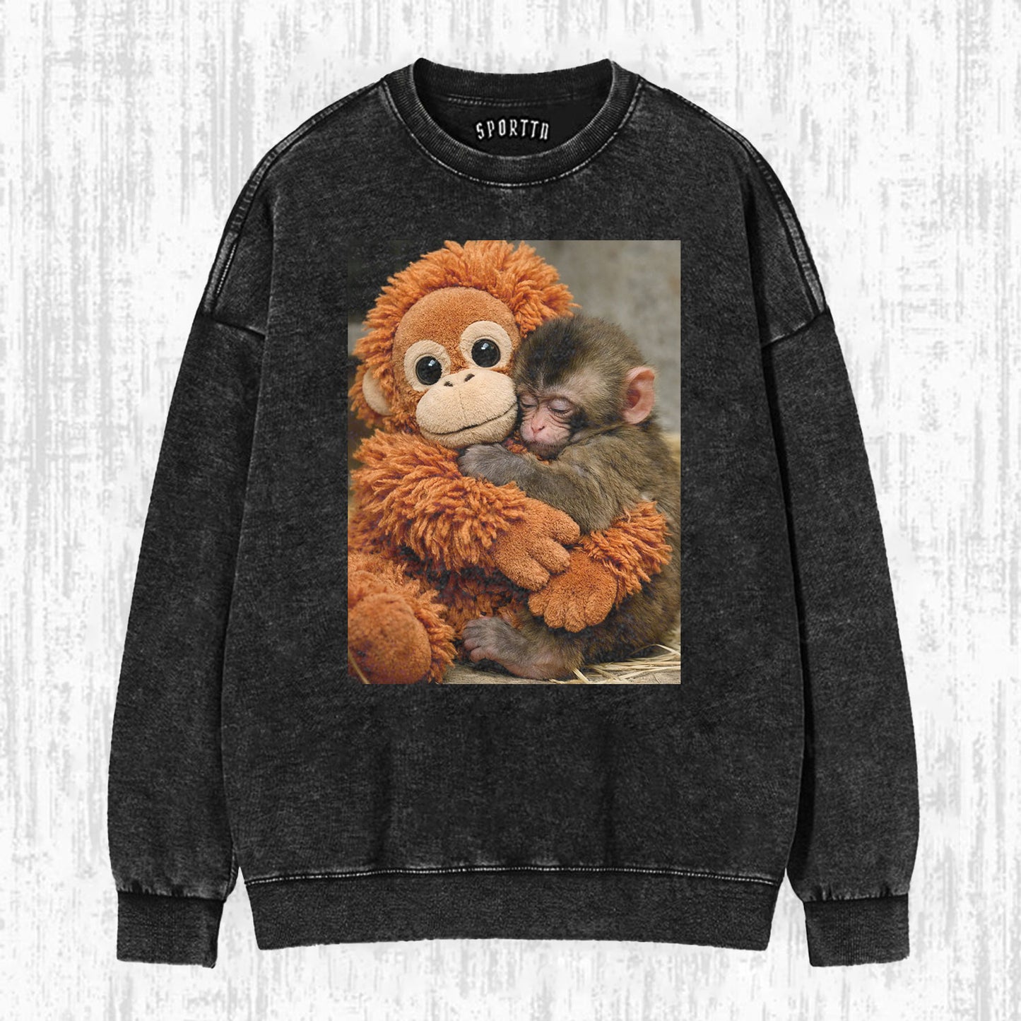 Punch-kun Monkey Meme Graphic Vintage T-shirt/Sweatshirt/Hoodie