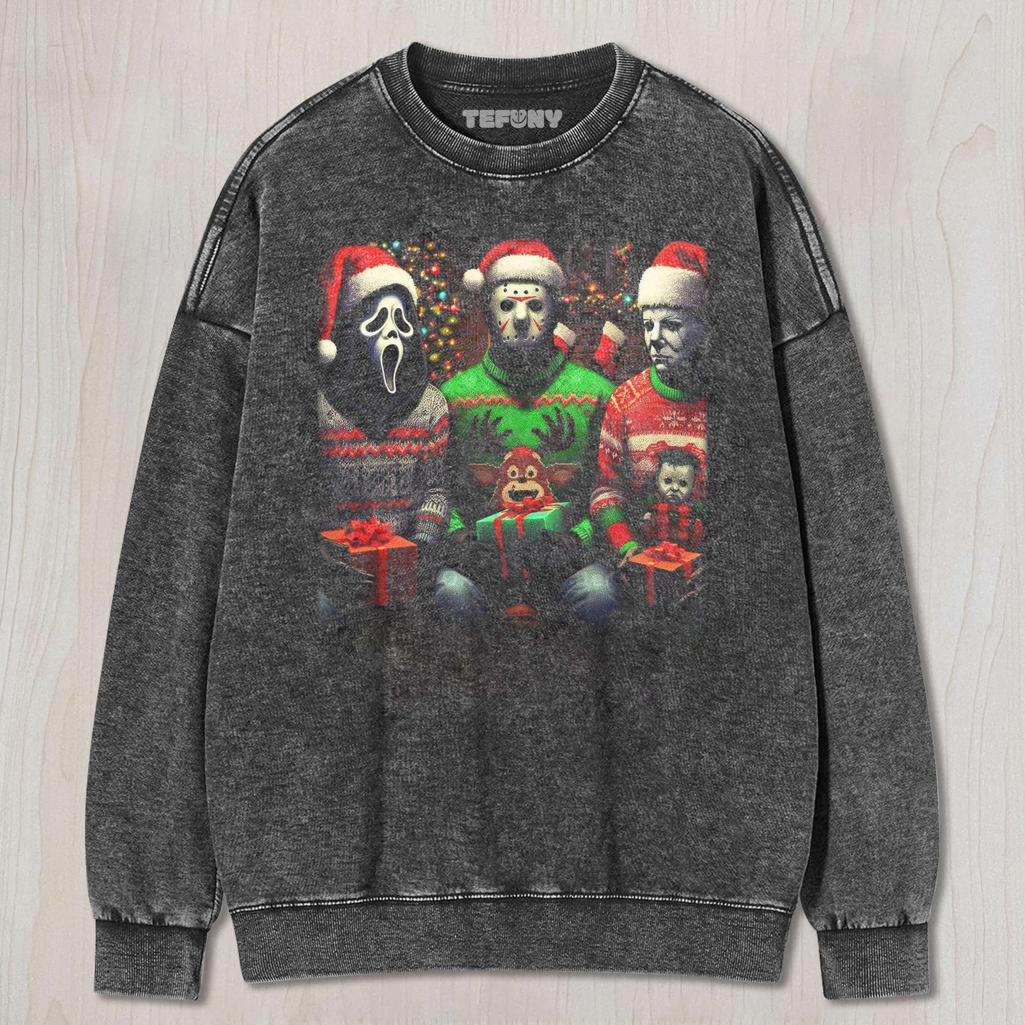 GHOSTFACE JASON AND MICHAEL CHRISTMAS TEE & SWEAT & HOOD