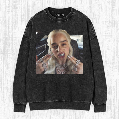 Funny GoT Dragon Queen Graphic T-shirt/Sweatshirt/Hoodie