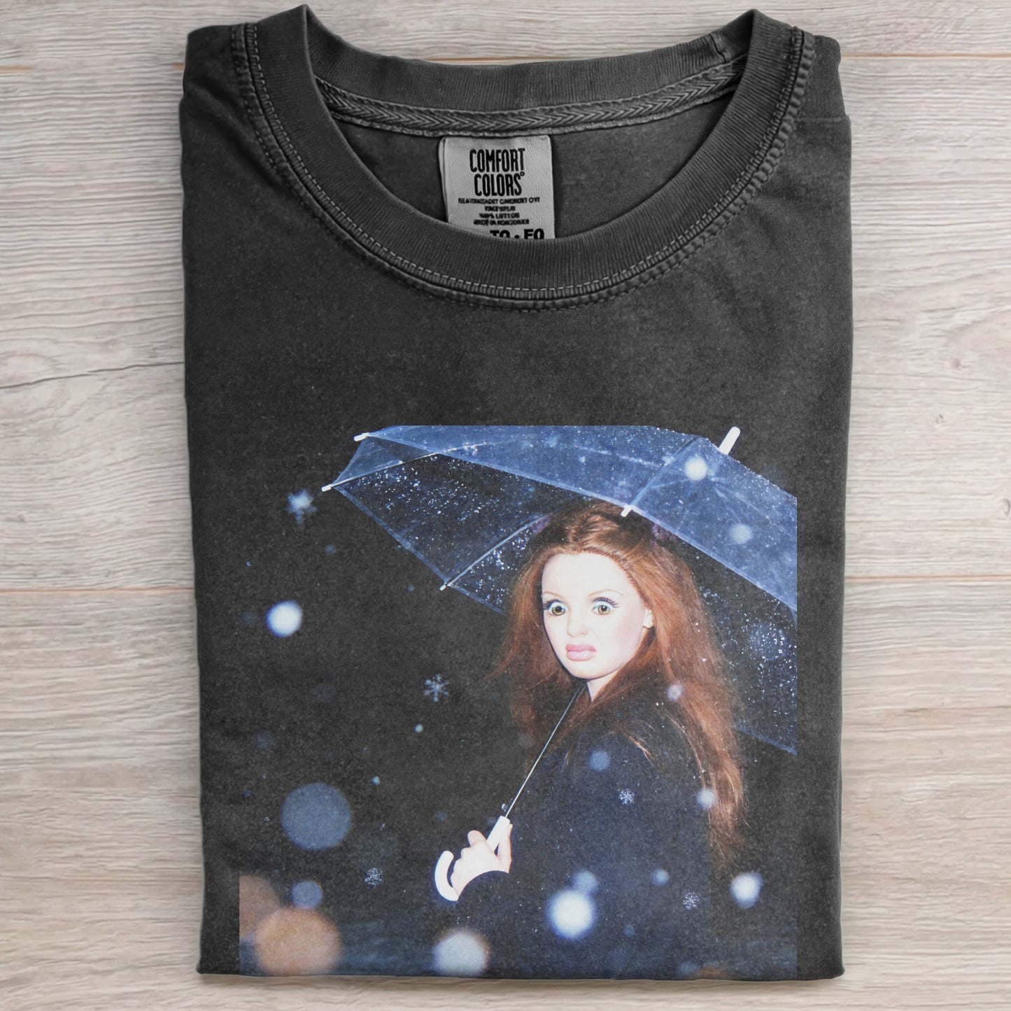 BARBIECORE SNOWY VINTAGE TEE
