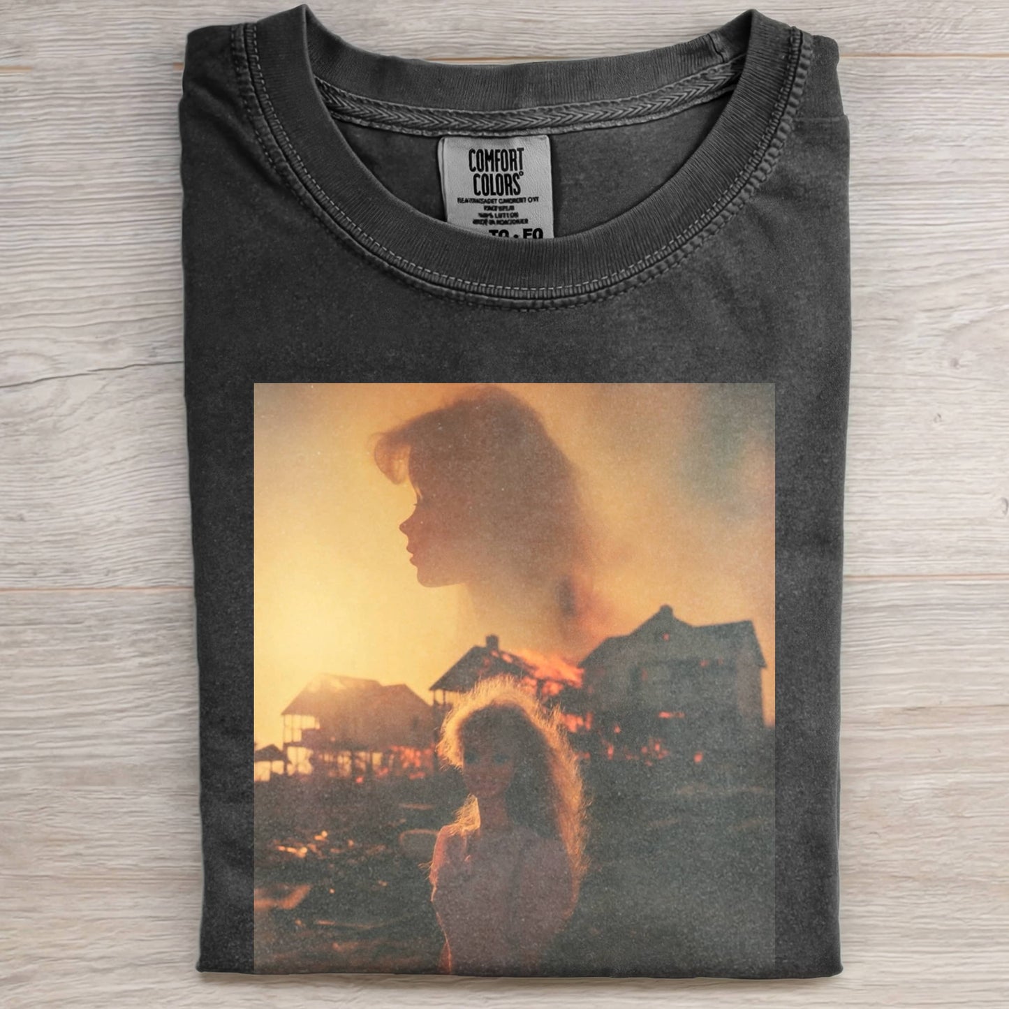 BARBIECORE FIRE HOUSE TEE