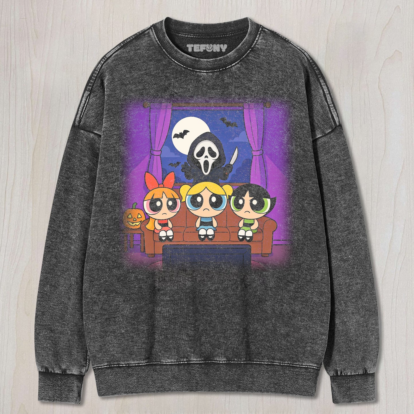 GHOSTFACE COMES TO POWERPUFF GIRLS T-SHIRT