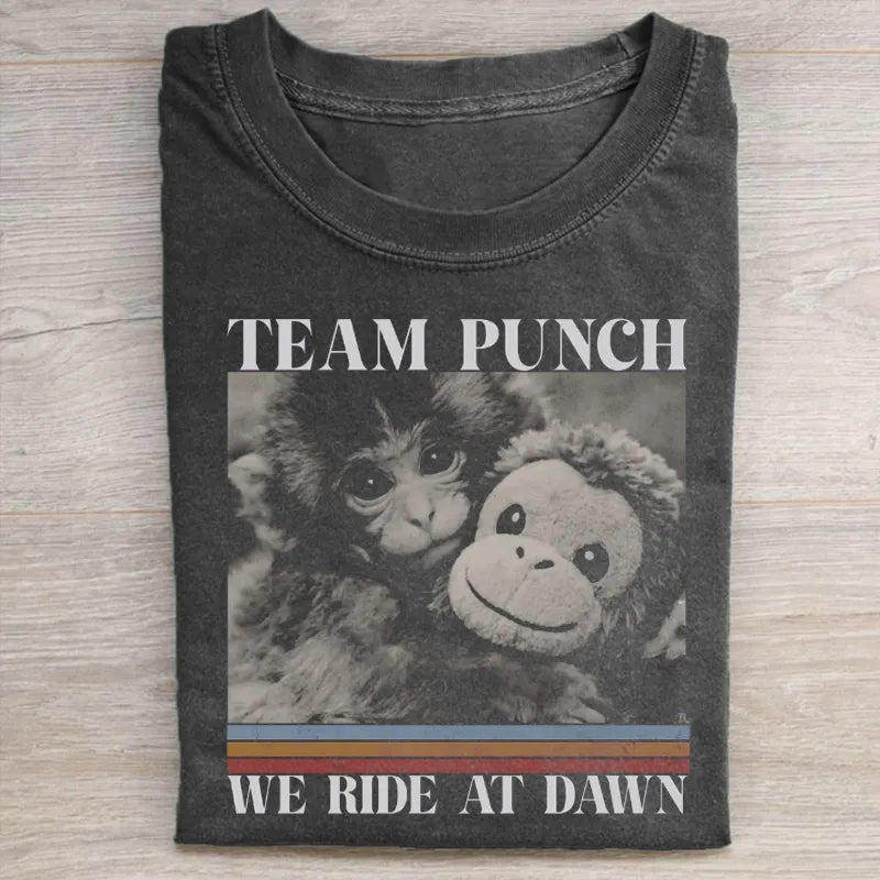 Team Punch-kun Monkey Meme Tee