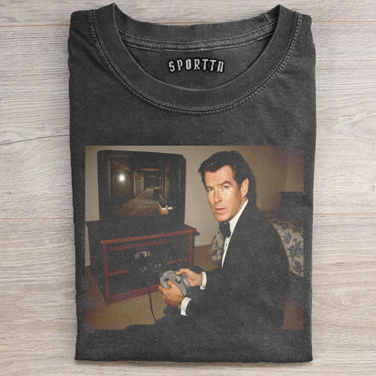 JAMES BOND RETRO GAME T-SHIRT