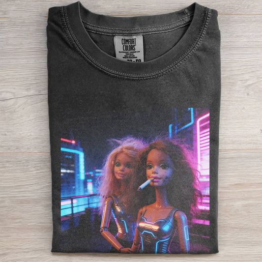 BARBIECORE CYBERPUNK TECH T-SHIRT