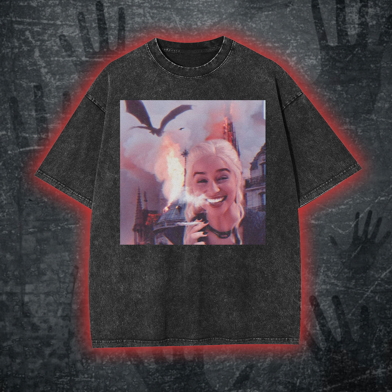 Funny GoT Dragon Queen Smoking Graphic T-shirt/Sweatshirt/Hoodie