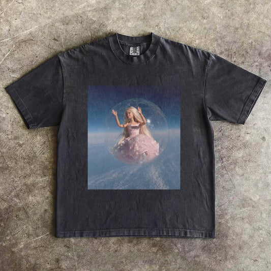 SKY BLUE BARBIECORE T-SHIRT