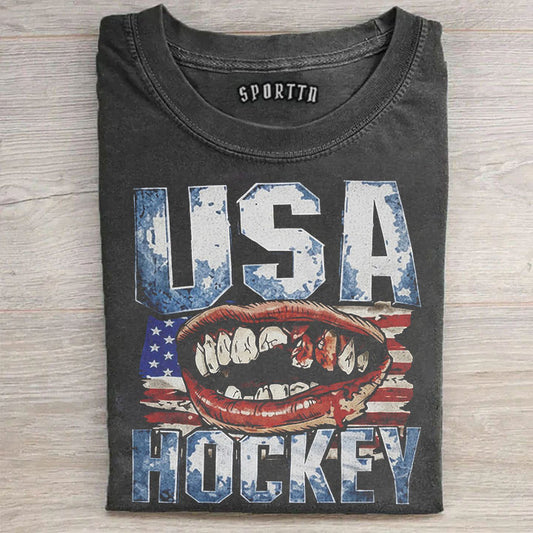 Jack Hughes Champion USA Tee