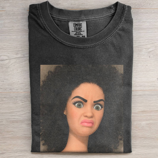 BARBIECORE WITH AFRO T-SHIRT