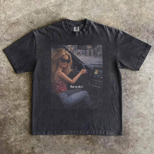 DRIVING BARBIECORE SHORT-SLEEVED T-SHIRT