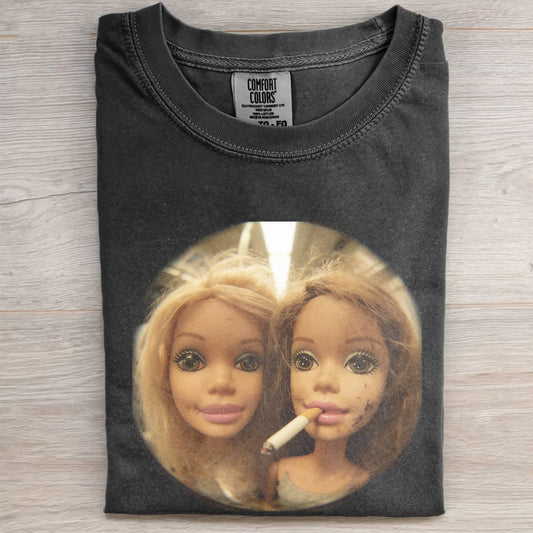 BARBIECORE SMOKING FISH-EYE T-SHIRT