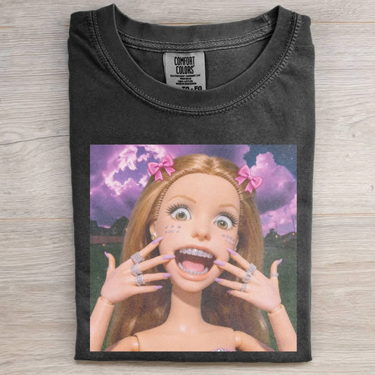 BARBIECORE MEME MOOD ICON T-SHIRT