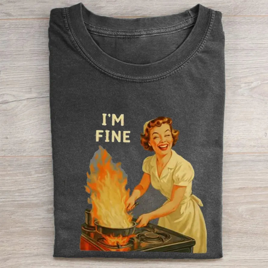 I’M FINE RETRO T-SHIRT