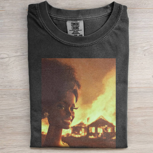 BARBIECORE FIRE HOUSE T-SHIRT