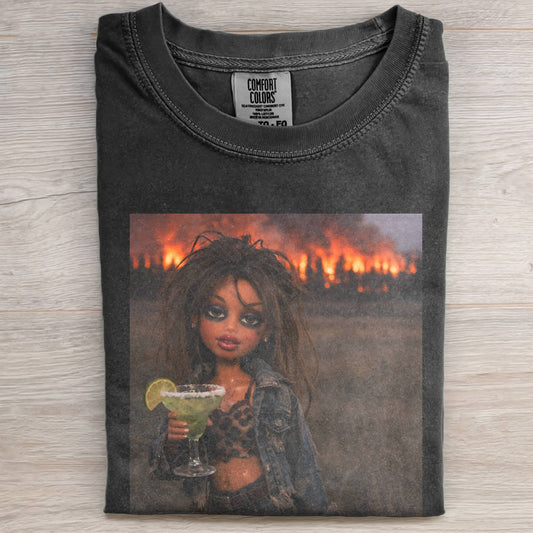 BARBIECORE DIRTY FIRE TEE