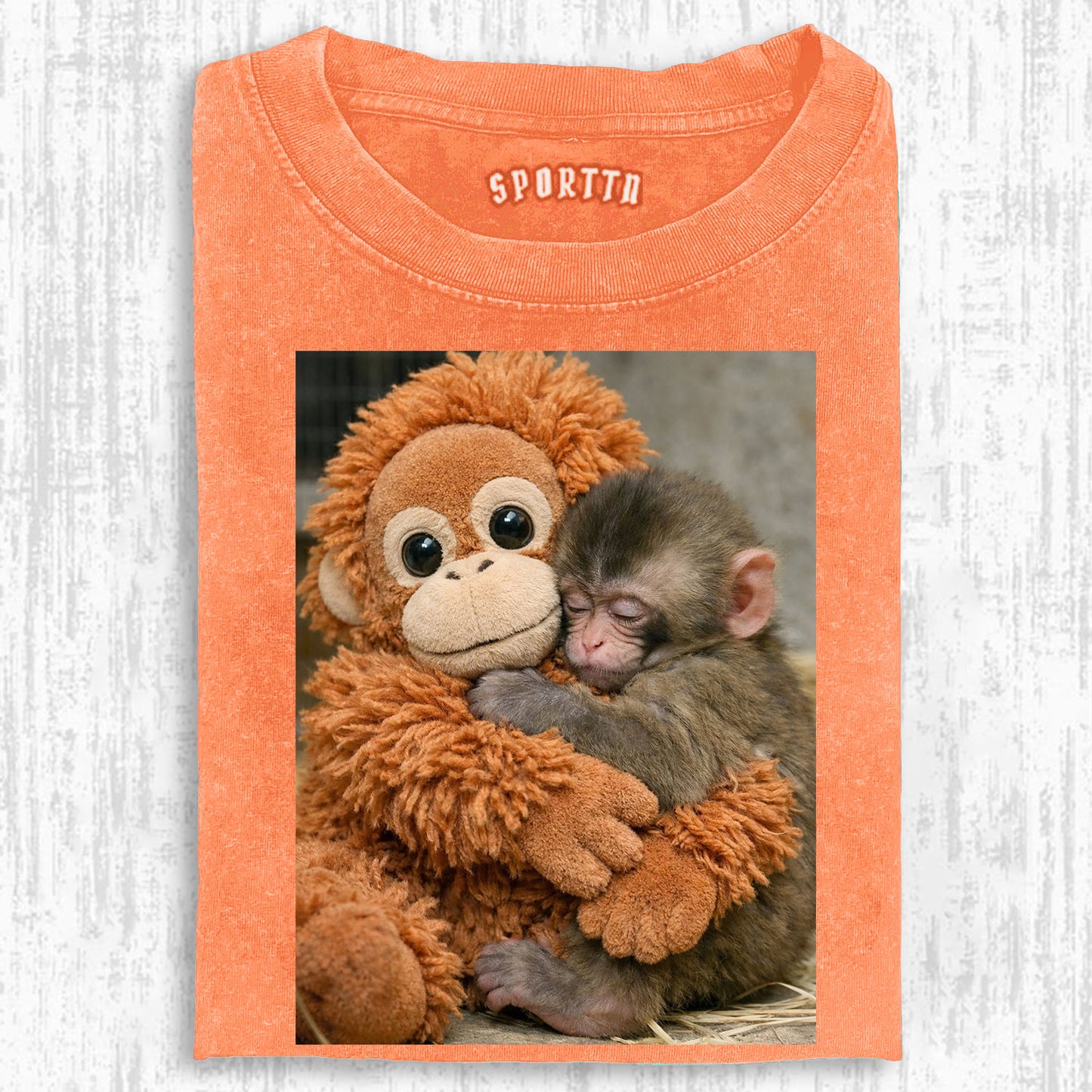 Punch-kun Monkey Meme Graphic Vintage T-shirt/Sweatshirt/Hoodie