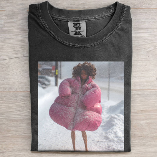 BARBIECORE VINTAGE PINK JACKET AND TEE