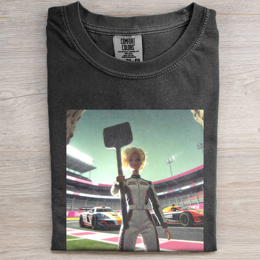 BARBIECORE DECADENT RACING T-SHIRT