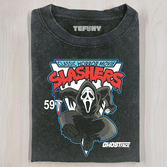 GHOSTFACE RETRO ILLUSTRATION T-SHIRT
