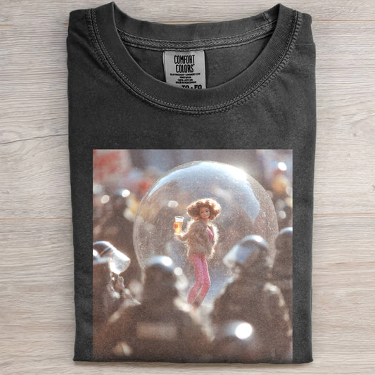 BARBIECORE BUBBLE WAR TEE