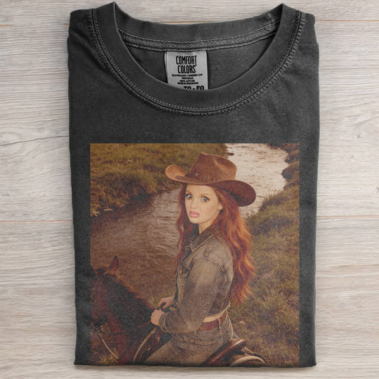 BARBIECORE WESTERN-STYLE VINTAGE TEE